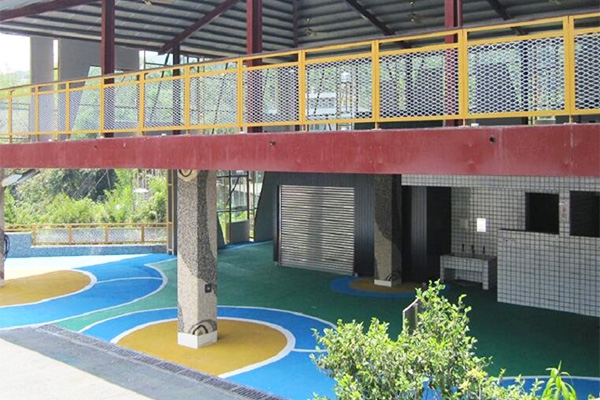 公園彩色瀝青路面